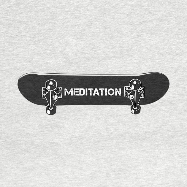 Skateboading = Meditation by Tetetees